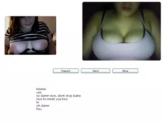 Huge tits on chatroulette, 22nd november. in 2010, the chatroulette huge