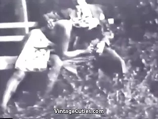 Nasty babe sucking on a penis (1940 vintage) dick nasty porn casting wood